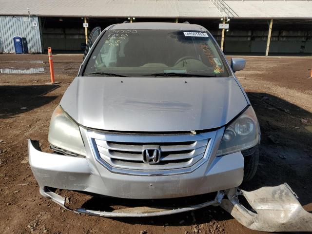 5FNRL3H4XAB101282 - 2010 HONDA ODYSSEY EX SILVER photo 5