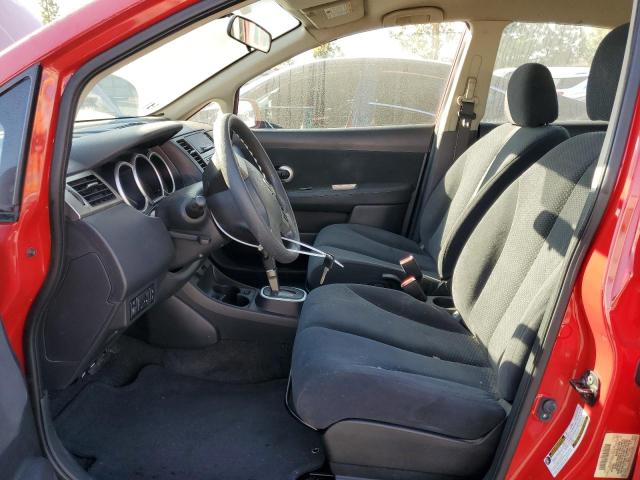 3N1BC1CP3BL407026 - 2011 NISSAN VERSA S RED photo 7