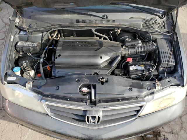 5FNRL18634B063677 - 2004 HONDA ODYSSEY EX GRAY photo 11