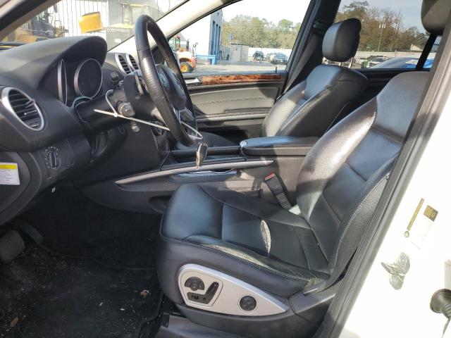 4JGBB8GB2BA715279 - 2011 MERCEDES-BENZ ML 350 4MATIC WHITE photo 7
