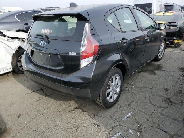 JTDKDTB3XG1124383 - 2016 TOYOTA PRIUS C BLACK photo 3