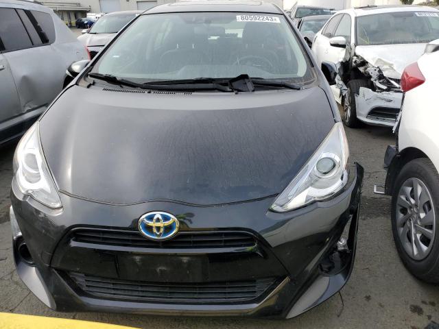 JTDKDTB3XG1124383 - 2016 TOYOTA PRIUS C BLACK photo 5