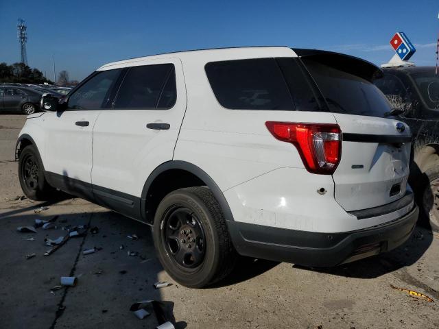 1FM5K8AR2KGA29064 - 2019 FORD EXPLORER POLICE INTERCEPTOR Սպիտակ լուսանկար 2