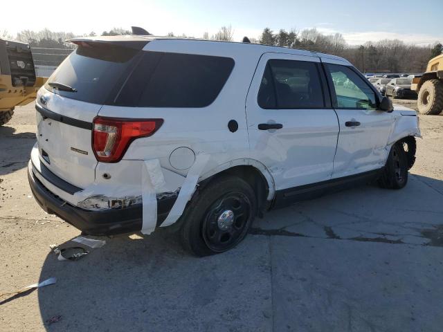 1FM5K8AR2KGA29064 - 2019 FORD EXPLORER POLICE INTERCEPTOR Սպիտակ լուսանկար 3