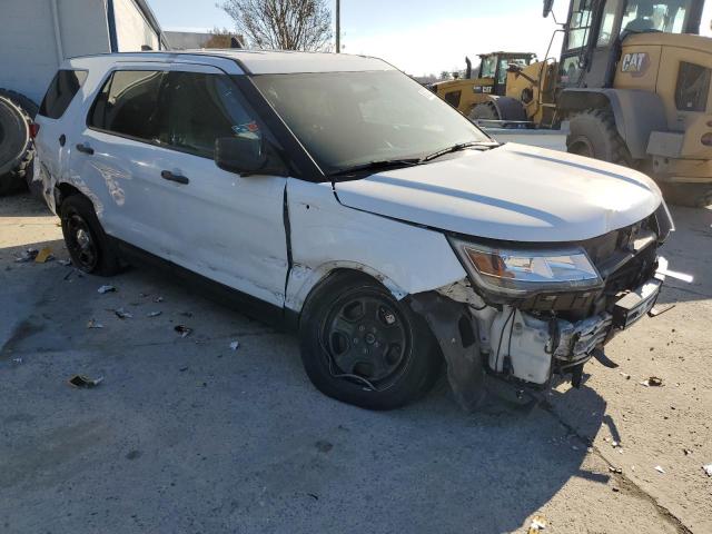 1FM5K8AR2KGA29064 - 2019 FORD EXPLORER POLICE INTERCEPTOR Սպիտակ լուսանկար 4