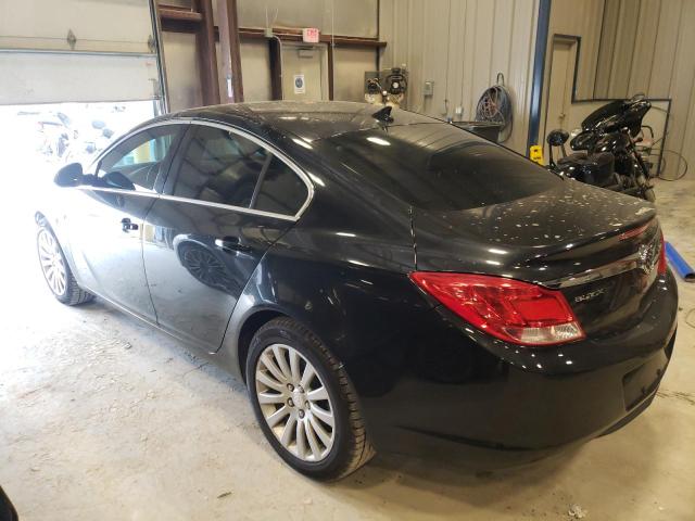 W04GN5EC4B1135814 - 2011 BUICK REGAL CXL BLACK photo 2