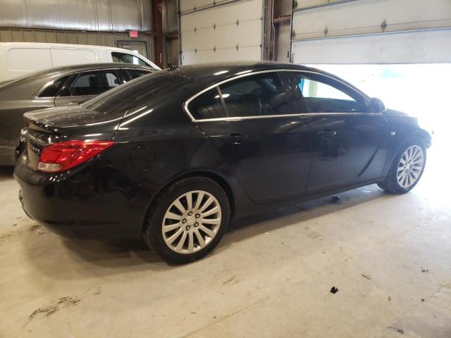 W04GN5EC4B1135814 - 2011 BUICK REGAL CXL BLACK photo 3