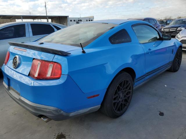 1ZVBP8AN2A5143174 - 2010 FORD MUSTANG BLUE photo 3
