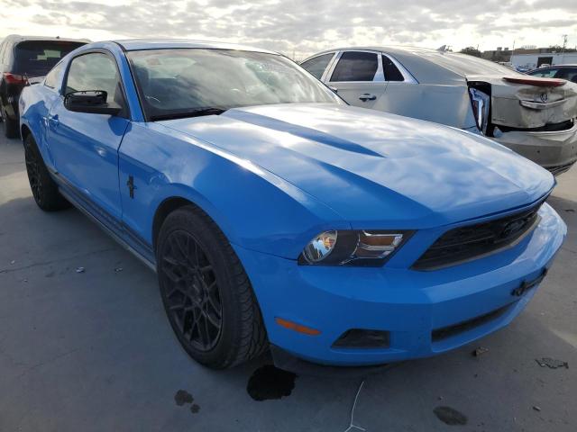 1ZVBP8AN2A5143174 - 2010 FORD MUSTANG BLUE photo 4