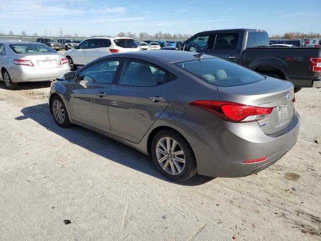 5NPDH4AE5EH473933 - 2014 HYUNDAI ELANTRA SE GRAY photo 2