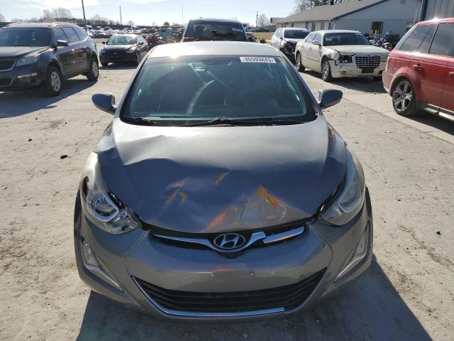 5NPDH4AE5EH473933 - 2014 HYUNDAI ELANTRA SE GRAY photo 5