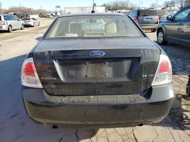 3FAHP07129R137490 - 2009 FORD FUSION SE BLACK photo 6