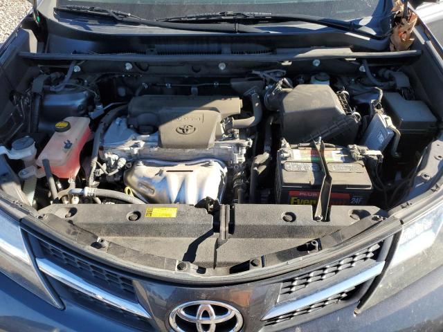 2T3WFREV9DW053685 - 2013 TOYOTA RAV4 XLE GRAY photo 12