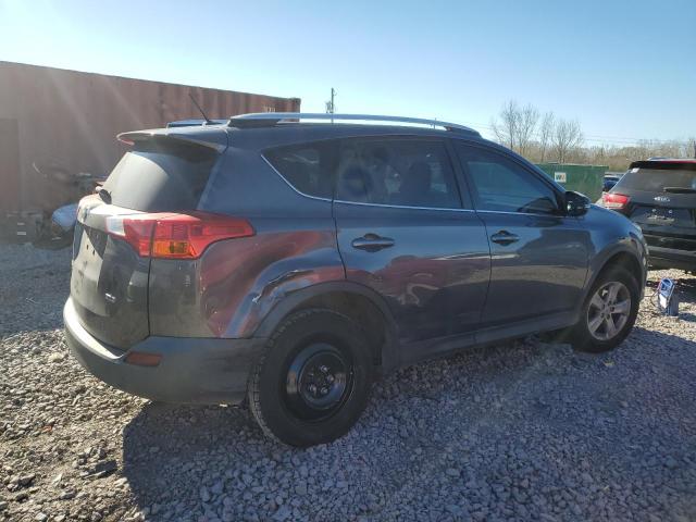 2T3WFREV9DW053685 - 2013 TOYOTA RAV4 XLE GRAY photo 3