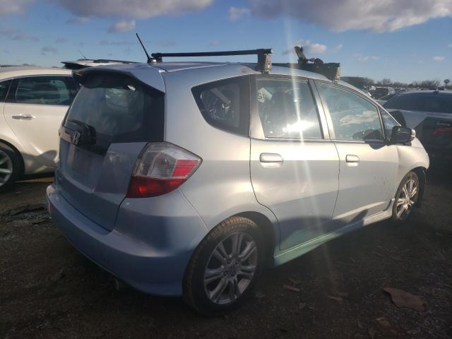 JHMGE88459S013476 - 2009 HONDA FIT SPORT BLUE photo 3