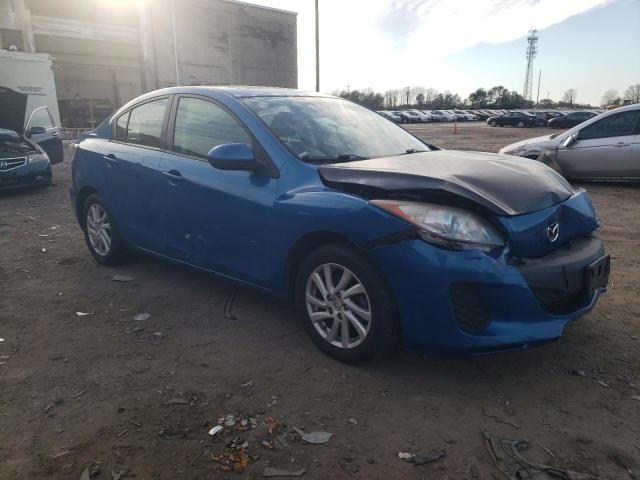 JM1BL1W81C1678256 - 2012 MAZDA 3 I BLUE photo 4