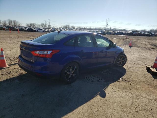 1FADP3F28EL255403 - 2014 FORD FOCUS SE BLUE photo 3