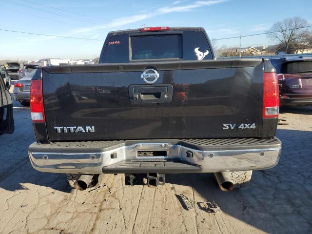 1N6AA0ECXDN303152 - 2013 NISSAN TITAN S BLACK photo 6