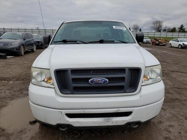 1FTRX14W36FA16464 - 2006 FORD F150 WHITE photo 5