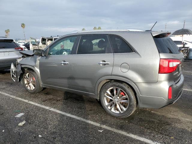 5XYKW4A78EG438633 - 2014 KIA SORENTO SX GRAY photo 2