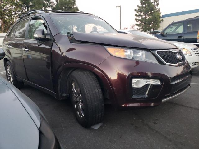 5XYKW4A22CG190879 - 2012 KIA SORENTO SX BROWN photo 4