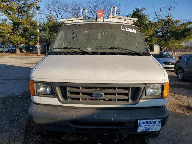 1FTNE24L66DA07902 - 2006 FORD ECONOLINE E250 VAN WHITE photo 5