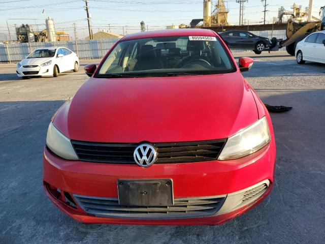 3VWDP7AJ1CM348742 - 2012 VOLKSWAGEN JETTA SE RED photo 5