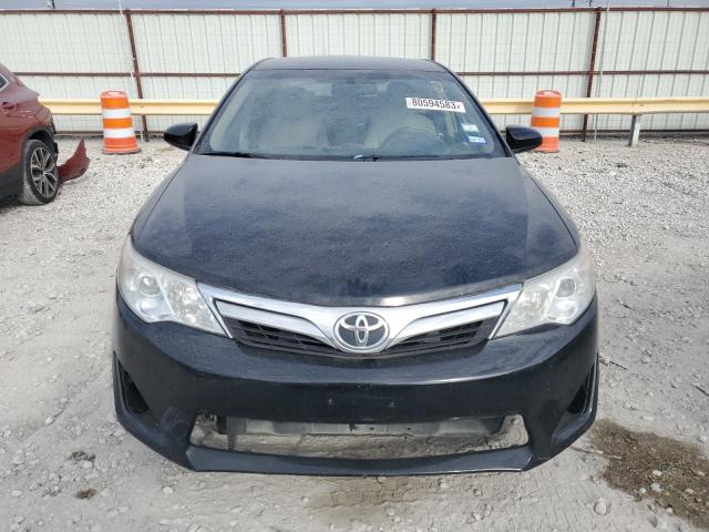 4T4BF1FK6CR163854 - 2012 TOYOTA CAMRY BASE BLACK photo 5