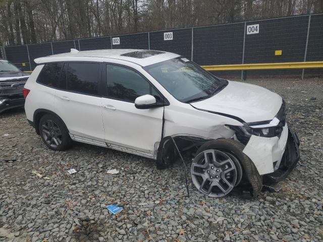 5FNYF8H50PB040929 - 2023 HONDA PASSPORT EXL WHITE photo 4