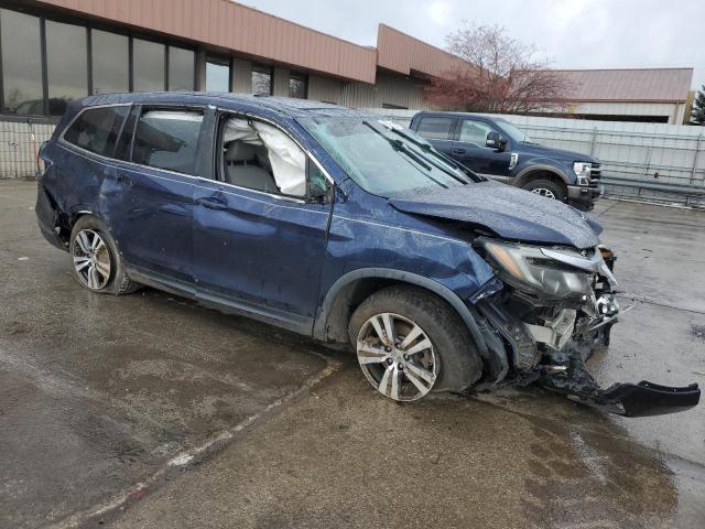 5FNYF6H85GB008279 - 2016 HONDA PILOT EXL BLUE photo 4