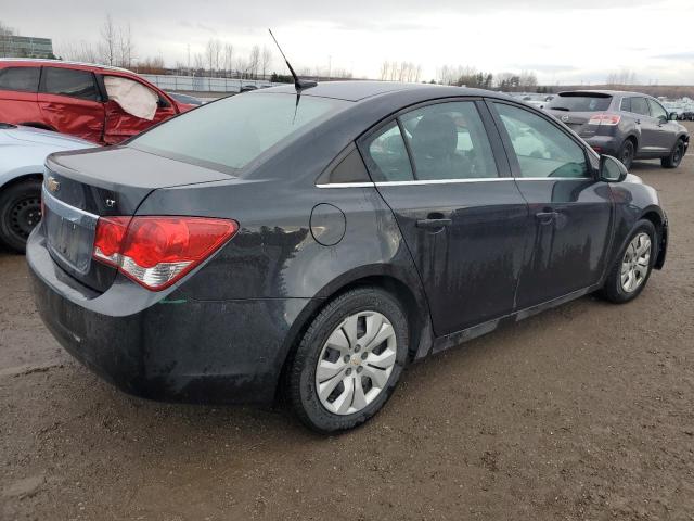 1G1PC5SB3E7370402 - 2014 CHEVROLET CRUZE LT BLACK photo 3