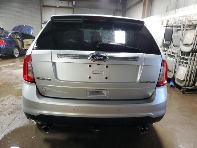 2FMDK3KC7BBA15306 - 2011 FORD EDGE LIMITED SILVER photo 6