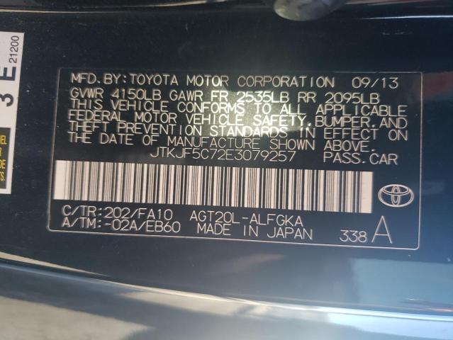 JTKJF5C72E3079257 - 2014 TOYOTA SCION TC 黑色 照片 12