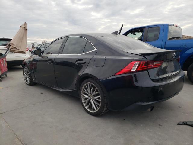 JTHBF1D24E5009415 - 2014 LEXUS IS 250 BLACK photo 2