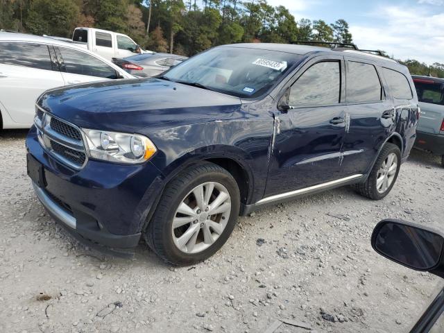 1C4SDHDT4CC163236 - 2012 DODGE DURANGO CREW BLUE photo 1