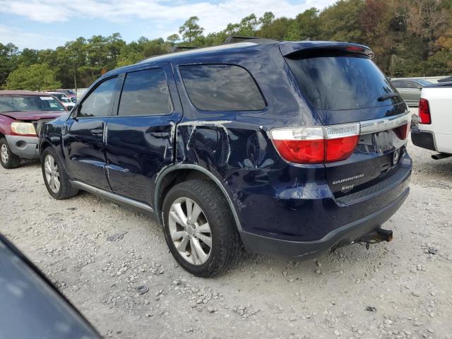 1C4SDHDT4CC163236 - 2012 DODGE DURANGO CREW BLUE photo 2