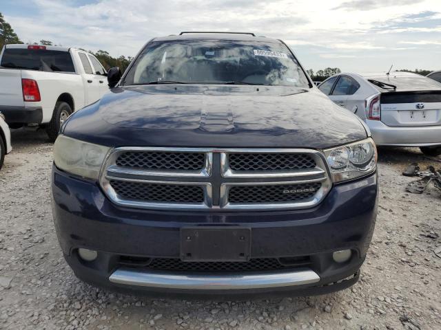 1C4SDHDT4CC163236 - 2012 DODGE DURANGO CREW BLUE photo 5