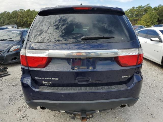 1C4SDHDT4CC163236 - 2012 DODGE DURANGO CREW BLUE photo 6