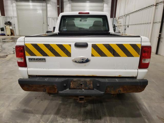 1FTYR10D19PA64635 - 2009 FORD RANGER WHITE photo 6