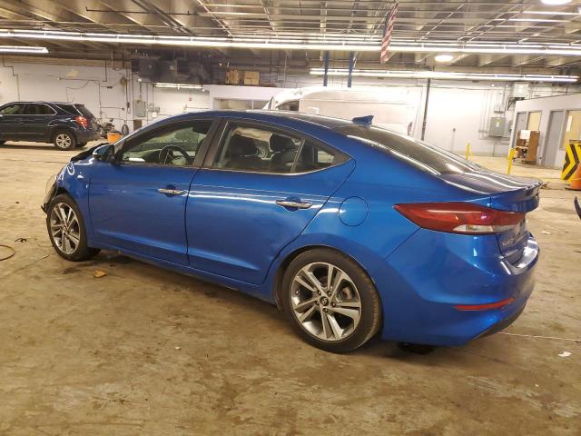 KMHD84LF3HU352670 - 2017 HYUNDAI ELANTRA SE BLUE photo 2