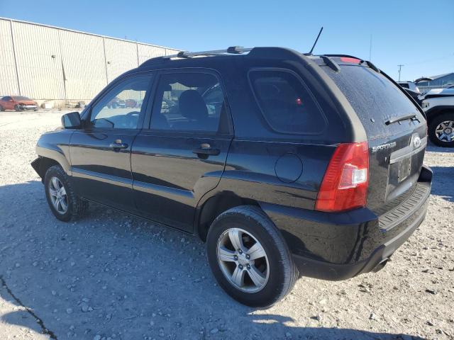 KNDJF724697554451 - 2009 KIA SPORTAGE LX BLACK photo 2