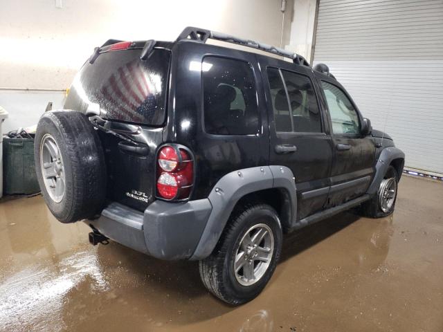 1J8GL38K96W157991 - 2006 JEEP LIBERTY RENEGADE BLACK photo 3