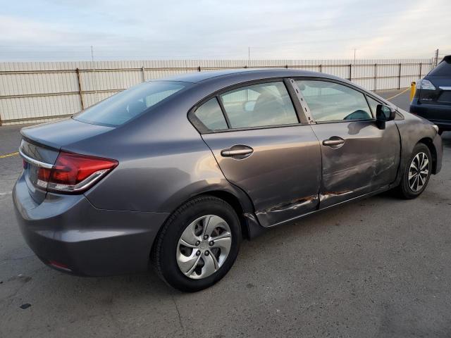 19XFB2F5XFE264863 - 2015 HONDA CIVIC LX GRAY photo 3