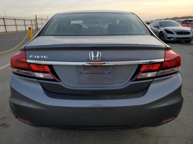 19XFB2F5XFE264863 - 2015 HONDA CIVIC LX GRAY photo 6