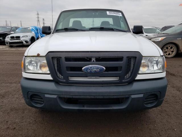 1FTYR10D59PA35221 - 2009 FORD RANGER WHITE photo 5