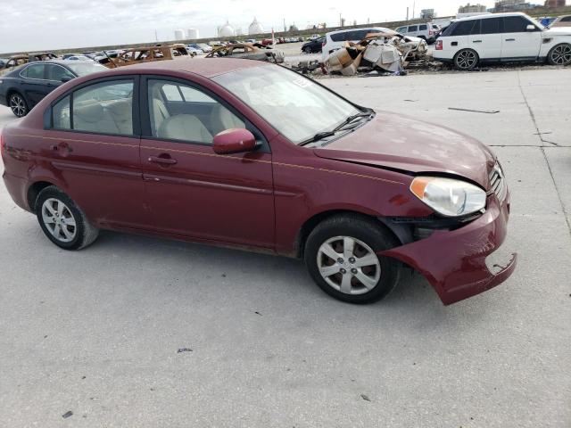 KMHCN4AC1BU599447 - 2011 HYUNDAI ACCENT GLS MAROON photo 4