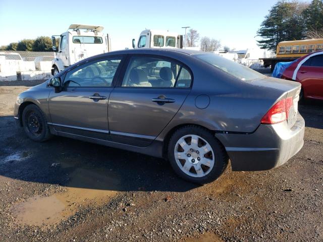 1HGFA16509L029401 - 2009 HONDA CIVIC LX GRAY photo 2