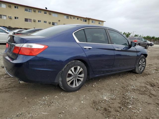 1HGCR2F38DA035838 - 2013 HONDA ACCORD LX BLUE photo 3