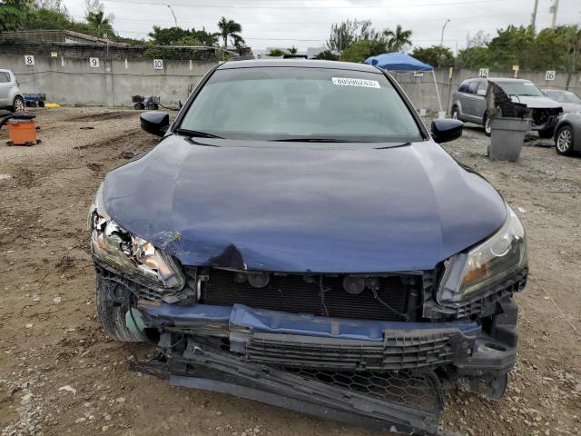 1HGCR2F38DA035838 - 2013 HONDA ACCORD LX BLUE photo 5