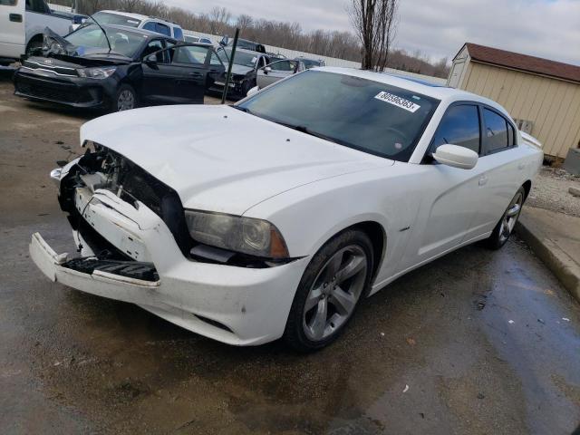 2C3CDXCT2DH667660 - 2013 DODGE CHARGER R/T WHITE photo 1